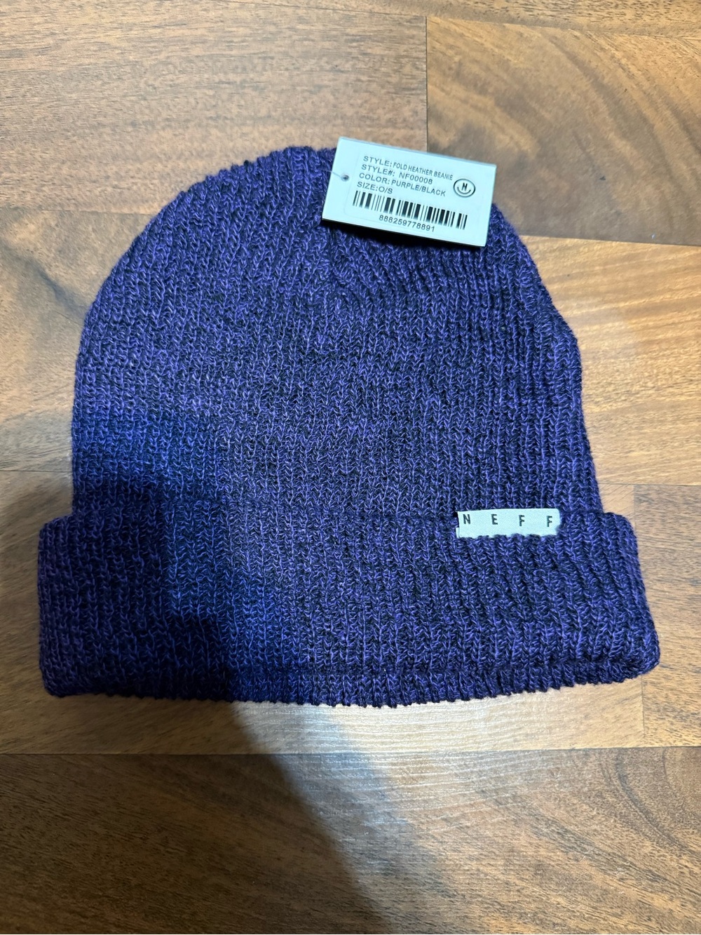 NEFF Purple Beanie Hat